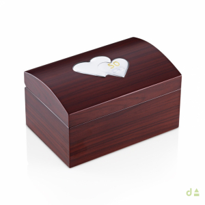 CAJA JOYERO18X10X9 C/ CORAZÓN DOBLE 50 ANIVERSARIO 1