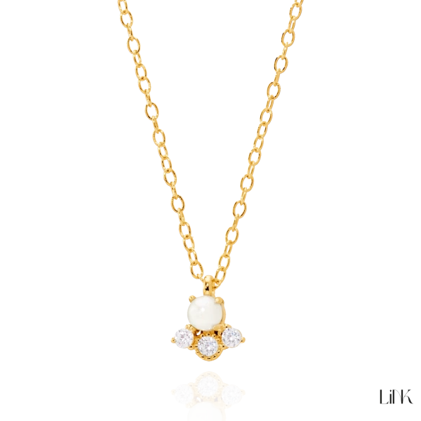 COLLAR CON CIRCONITAS DORADO 3