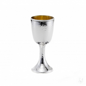 Kiddush Cup - H.-13.5cm - Hammered 1