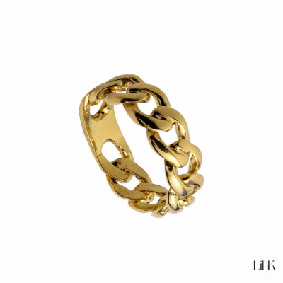 Ring Link Blogger Style Golden - Twist 1