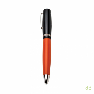 BOLIGRAFO EN PLATA NARANJA 1