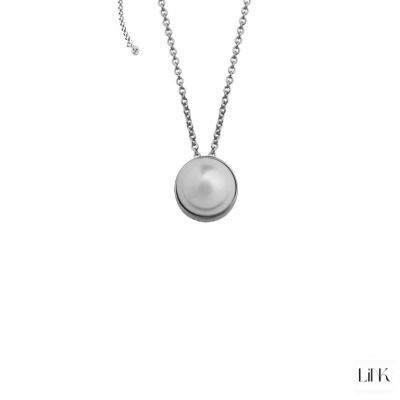 COLLAR PERLA EN PLATA  - CLASSIC STYLE 1