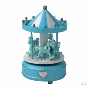 CARRUSEL CELESTE CABALLOS -CORAZON 1