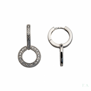 Hoops Earrings FA with Zirconias 1