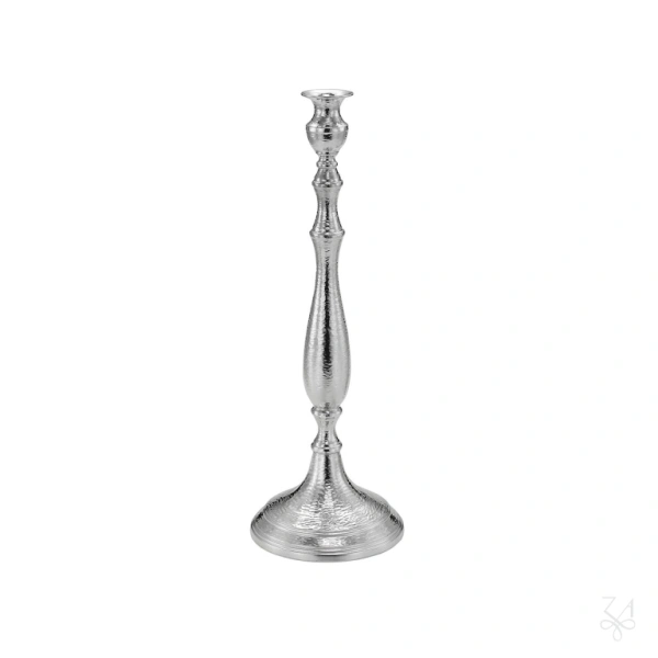 STERLING SILVER RELIGIOUS CANDLESTICK BL WITHOUT WAX SAVER 1