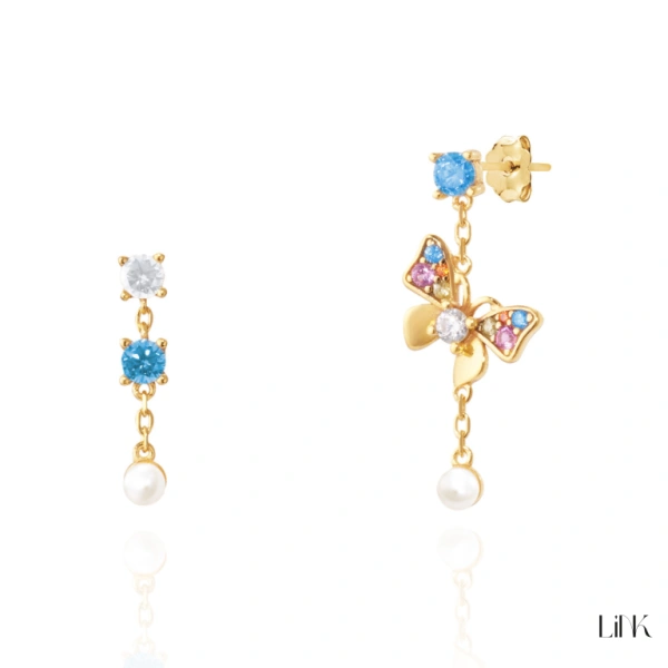 PENDIENTES LINK MARIPOSA 1