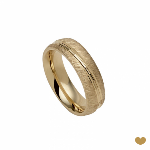 Aliança Passion Gold 19.2k - 6 mm 1