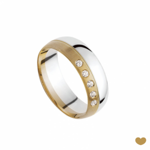 Aliança Passion Gold 9k - 7 mm 1