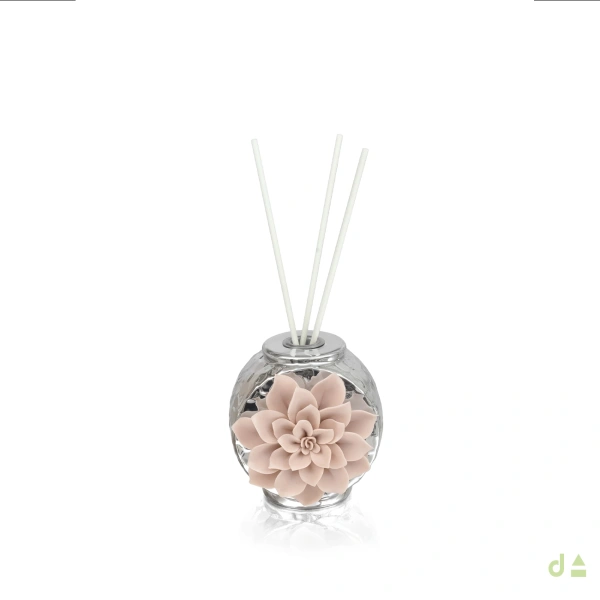 BIBELOT PERFUMADOR FLOR ROSA 10x10 1