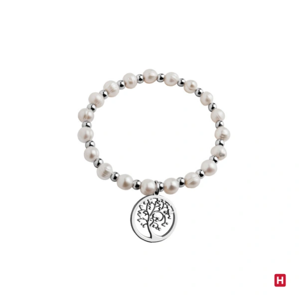 PULSERA ACERO "ARBOL DEL AMOR" 1