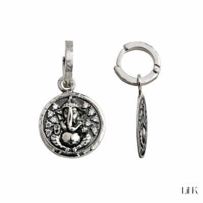 PENDIENTES LINK WORLD ENERGY STYLE GANESHA - RODIO 2