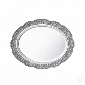 Oval Scalloped Tray -Mod. Chez Renascence - 52,5x41cm 1