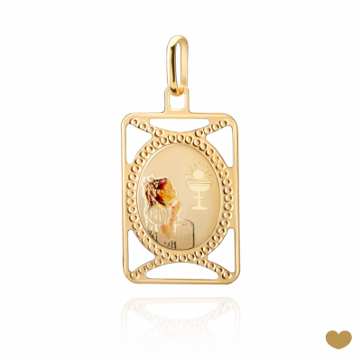 Medalha Comunhão Passion Gold 19.2k 1
