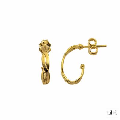 Hoops Earrings Link Blogger Style Glden - Chain 1