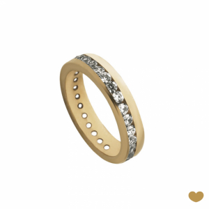 Aliança Memória Passion Gold 9k 1