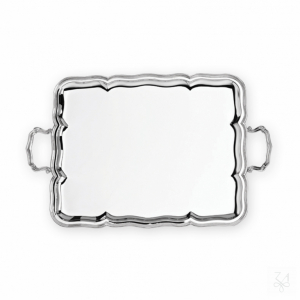 Rectangular Tray - Model Settecento - 45x36cm - With Handles 1