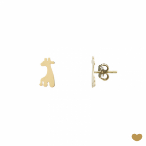 Brincos Passion Gold 19.2k - Girafa 1