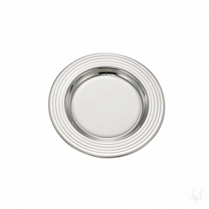 Glass Coaster with Stripes - D.-14cm 1