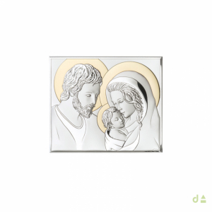 CUADRO SAGRADA FAMILIA 19X15.5CM - DORADO 1