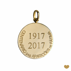 Medalha Dupla Passion Gold 19.2k 2