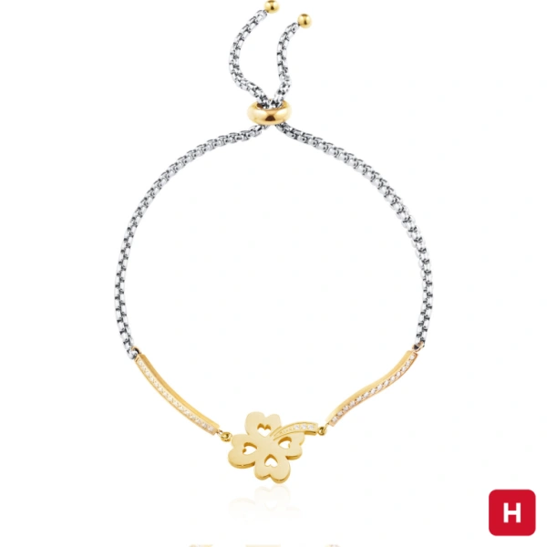 Pulseira Hassu Golden - Trevo 1