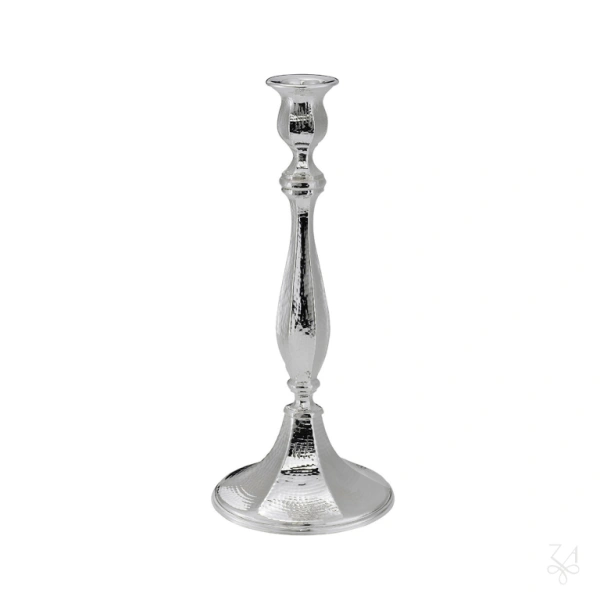 STERLING SILVER RELIGIOUS CANDLESTICK 1L MODEL ZURICH 2025 1