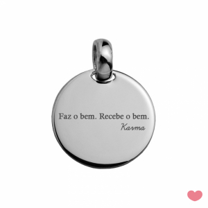 MEDALLA EN PLATA 1.5 CM PERSONALIZABLE 1