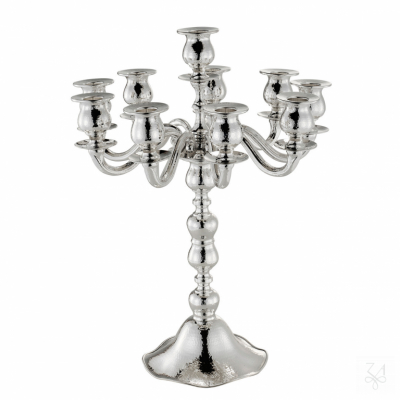 Candelabra 10L Hammered - H.-48cm 1