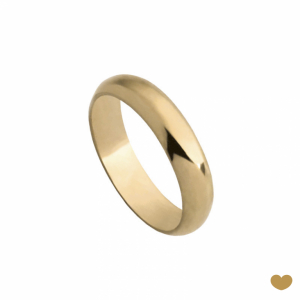 Aliança Passion Gold 19.2k - 4.5 mm 1