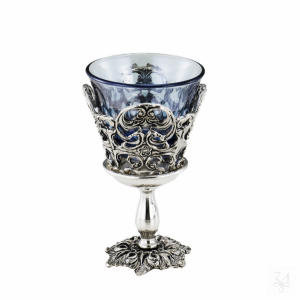 Salt Holder w/ Blue Crystal 1