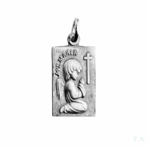 MEDALLA EN PLATA DE LEY - AVE MARIA 1