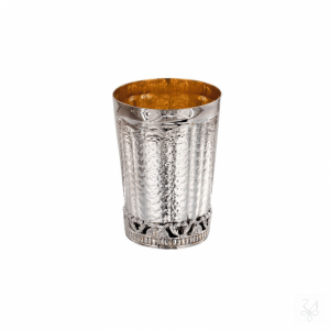 Kiddush Cup Hammered H.-8.5cm - Mod. Fusione 1