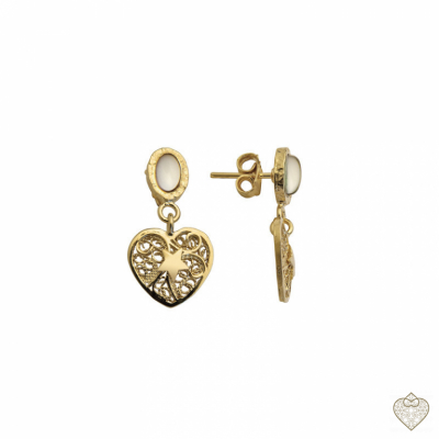 PENDIENTES FILIGRANA CORAZON 1