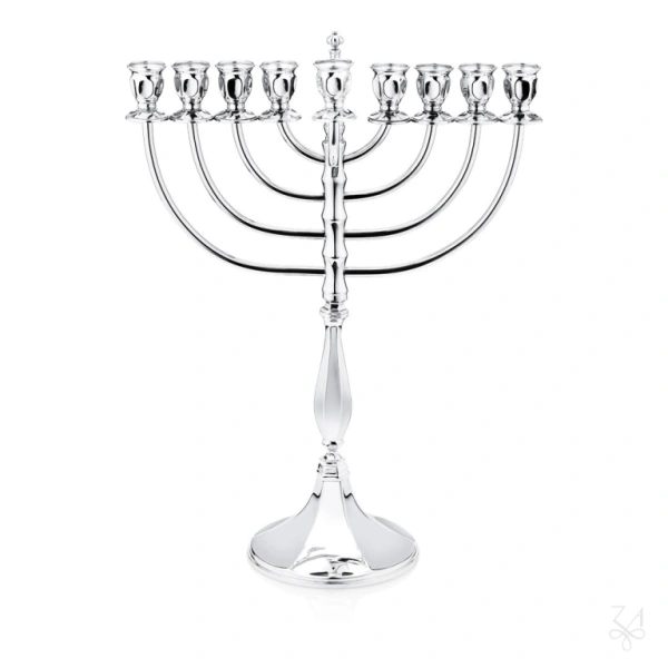 STERLING SILVER RELIGIOUS MENORAH ZURICH 25 1