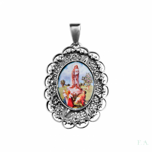 Medal FA Openwork Enamel N.Sra. Fatima 1