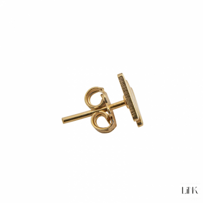 Piercing Link Golden Fun Style - Letter W 2