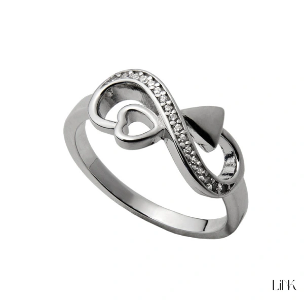 ANILLO INFINITO CON CIRCONIAS 1