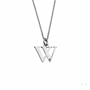 Colar FA - Letra W 1