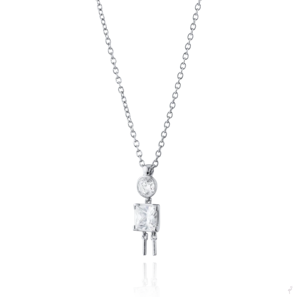Colar Link - Menino - Branco 1