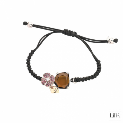 PULSERA PLATA 925 Y ORO 9K - 41 CIRCONITAS- PAIXÃO PRIMAVERA 1