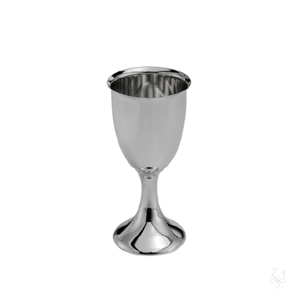 STERLING SILVER CUP BL H 16 CM GOLD INSIDE 1