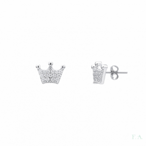 PENDIENTES CORONA CON CIRCONIAS 1