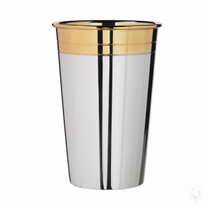 Baby Cup "Conico Kiel" - Gold Plated Inside - H.-13cm 1