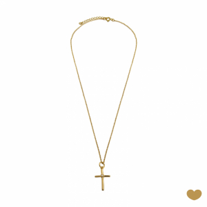 Colar Passion Gold 19.2k - Cruz 2