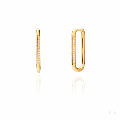 Earrings FA with Zirconias 1