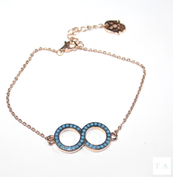 Pulseira FA com Zircónias Infinito 1
