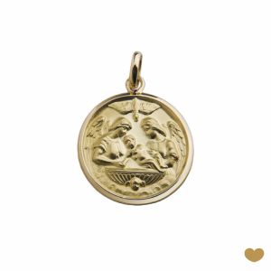Medalha Batismo Passion Gold 19.2k 1