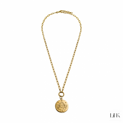 Necklace Link Misty Style Golden - Angel 2