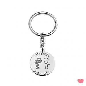 LLAVERO EN PLATA -PERSONALIZABLE PROFESIONES 3