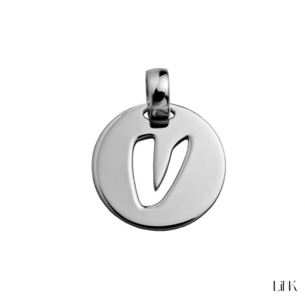 Medalha Passion Letra V 1